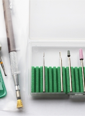 U3美甲日本美甲工具浦和打磨机前处理护理打磨头钻头套组 NPS8P