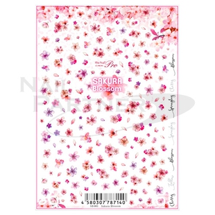 进口Sha-nail樱花美甲贴纸SB-001