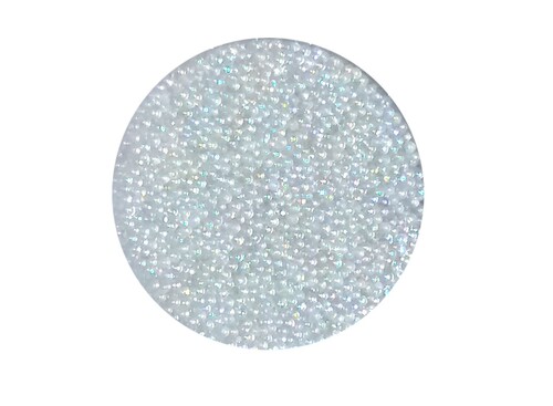 美甲产品透明七彩色小珠子0·6mm-0·8mm 3g