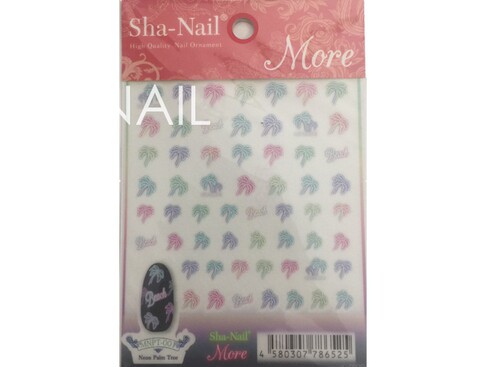 进口Sha-Nail霓虹椰子树贴纸 MNPT-001