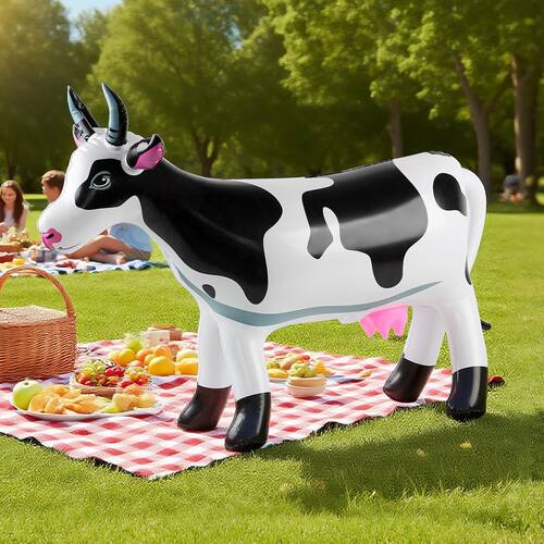 1PC  Inflatable Cow Blow up Farm Animals Western Birthday Pa