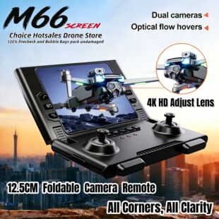 2026 New M66 Drone HD Folding Remote Control With Camera And