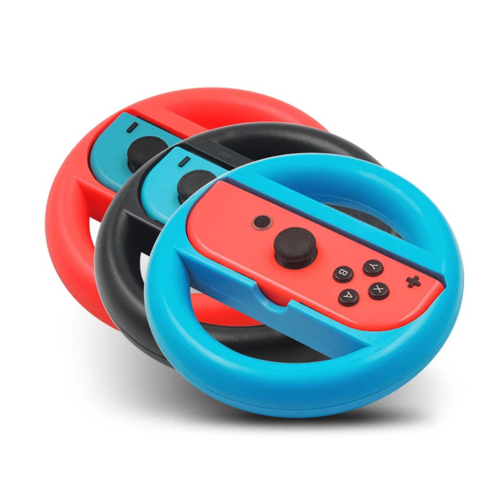 2pcs Racing Steering Wheel for Nintendos Nintend Switch Joy-封面