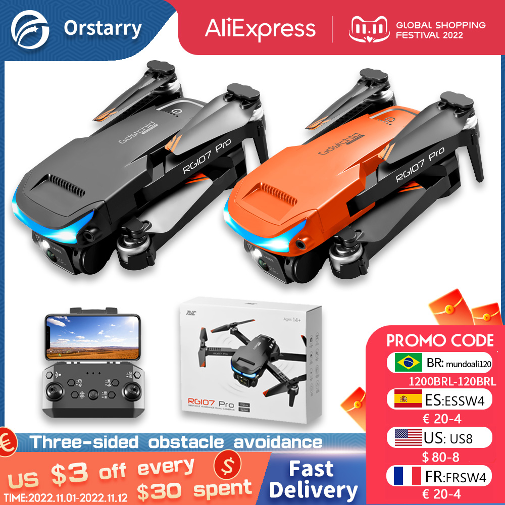 NEW RG107 Pro Drone ESC 4K Three-sided Obstacle avoidance Pr