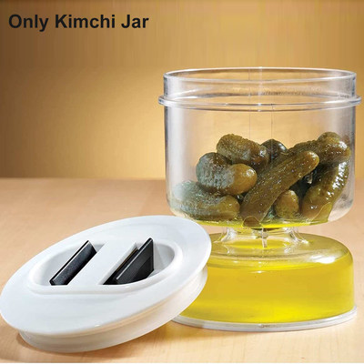 Vegetable Dispenser Dry Wet Separation Food Container Kimchi