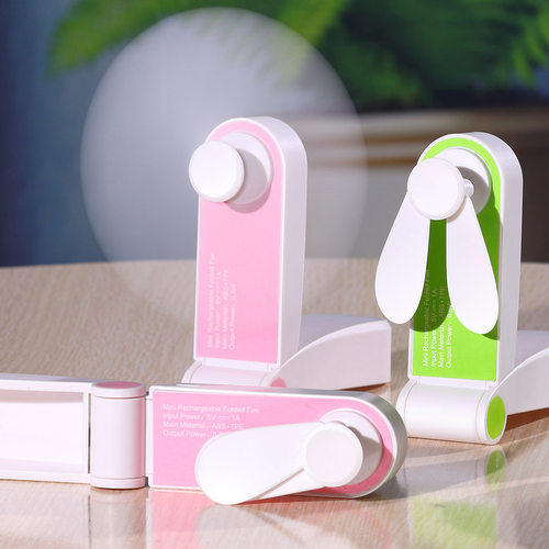Usb Mini Fold Fan Electric Portable Hold Small Air Cooler Or