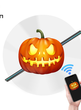 ALIEN 3D HD Hologram Fan Projector Wifi LED Float Sign Playe