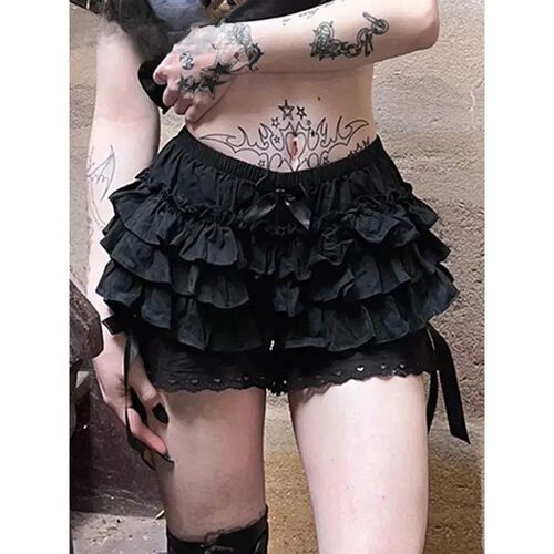 Mall Goth Hotsweet Shorts Women Aesthetic Y2k E-girl Cute Sw