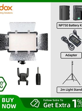 Godox LED308C II LED308 3300K-5600K LED Video Light Lamp for