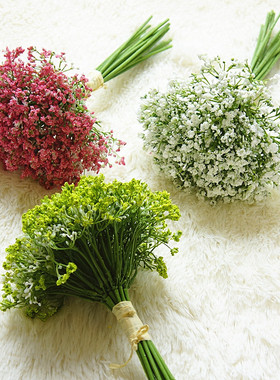 16Pcs/lot Night scent artificial babysbreath flower gypsophi