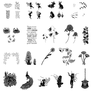 fairy Transparent Clear Stamps for DIY Scrapbooking/Card Mak