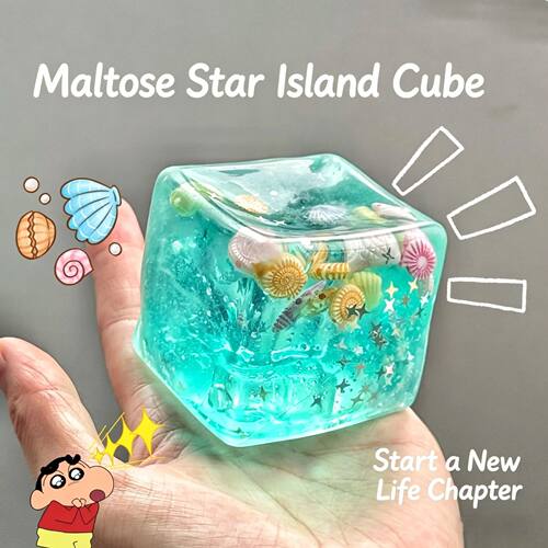 Squishy Sss Balls Cube Ocean Sensory Fidget Toy Slow Rise Sq