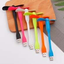 Mini USB Fan Flexible Bendable Fan For Power Bank Laptop PC