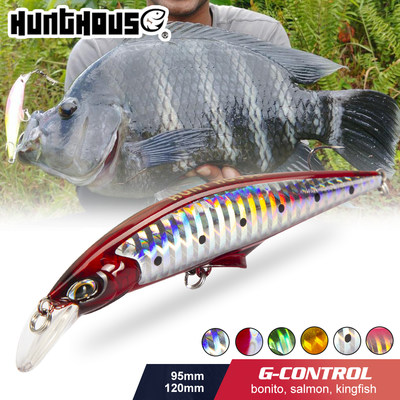 Hunthouse G-contorl Minnow Sinking Fishing Lure Saltwater Sm