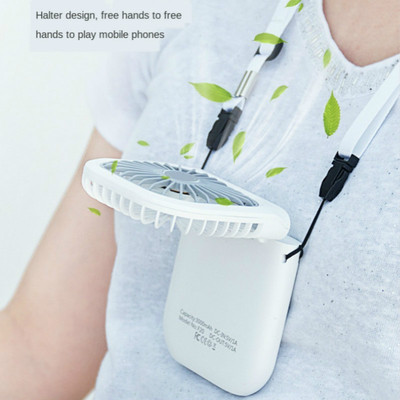 Hanging Neck Fans Mini Portable Folding USB Small Fan Mute P