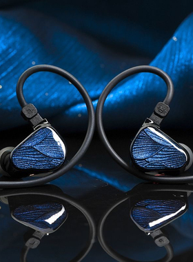 TRUTHEAR Zero:BLUE2 有线入耳式HIFI耳机双动圈3.5插头0.78插针