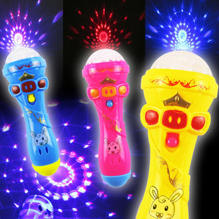 Funny Lighting Toys Kids Jouet Bebe Flash Microphone Model C