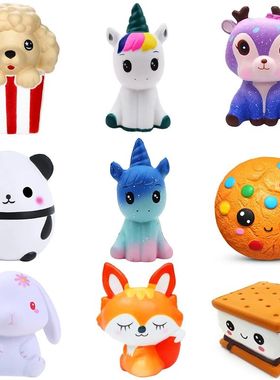Jumbo Kawaii Galaxy Unicorn Squishy Cake Panda Bread Squishi