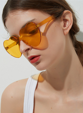 Free shipping 2021 Candy color heart shape ocean personality