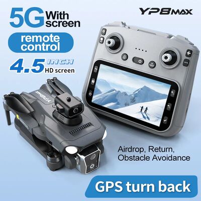 YP8Max Remote Control Drone Laser Obstacle Avoidance 5G GPS