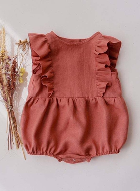 Summer Newborn Infant Baby Girls Romper Playsuit Jumpsuits S