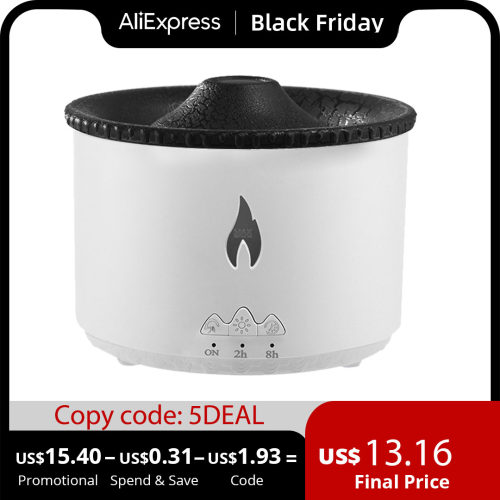 REUP Volcanic Flame Aroma Diffuser Essential Oil 360ml Porta