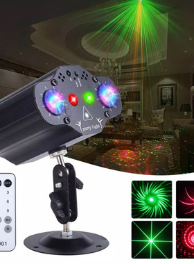 Ceiling Laser Light Projector Mini Disco Stage DJ Lazer Remo