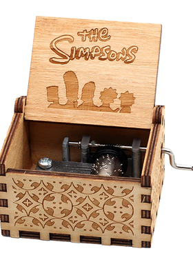 Modern Wooden Music Box, THE SIMPSONS, You are My Sunshine,T