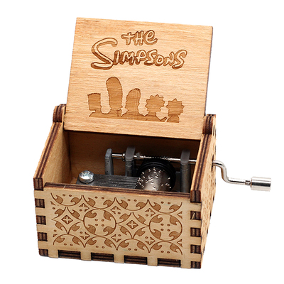 Modern Wooden Music Box, THE SIMPSONS, You are My Sunshine,T