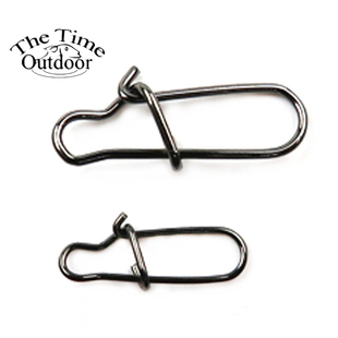 Snap Barre 100pcs Fishing THETIME Steel Pin Hooked Stainless