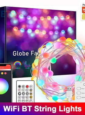 TuYa WiFi Smart String Light 16Colors Fairy Light LED Waterp