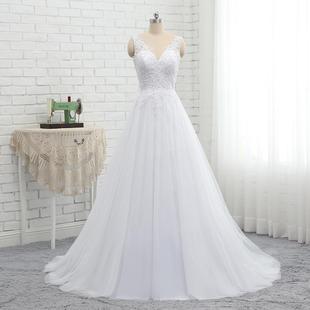 Boho Lace White With Dresses Wedding Line Tulle Ruby 2022