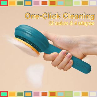 Loose Cat Brush Comb Hamburger Hair Hairball Avoid Remover