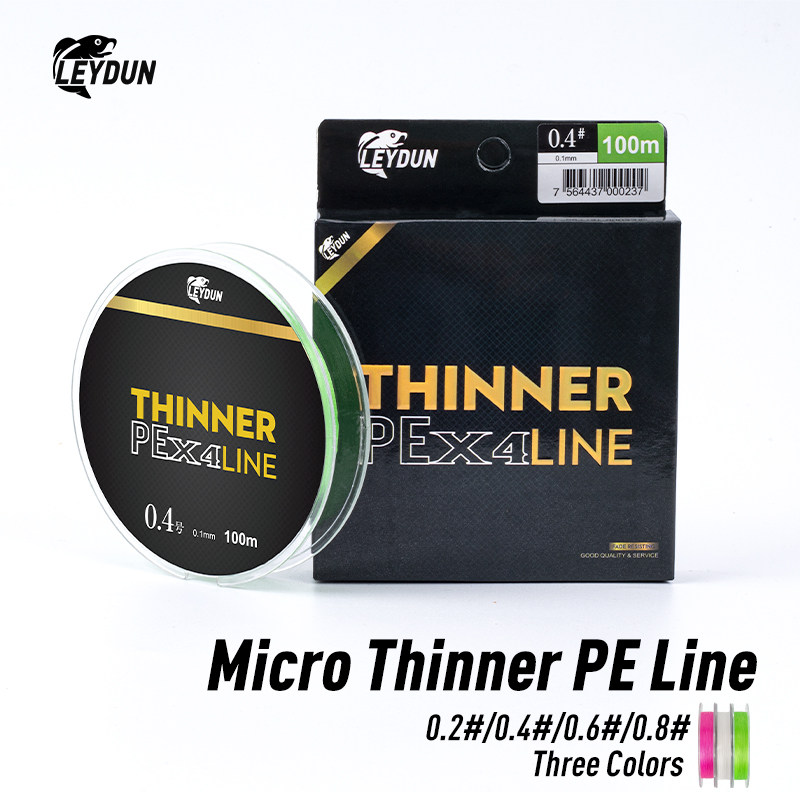 leydun micro thinner fishing lines 100m 150m mt8 4 strands b
