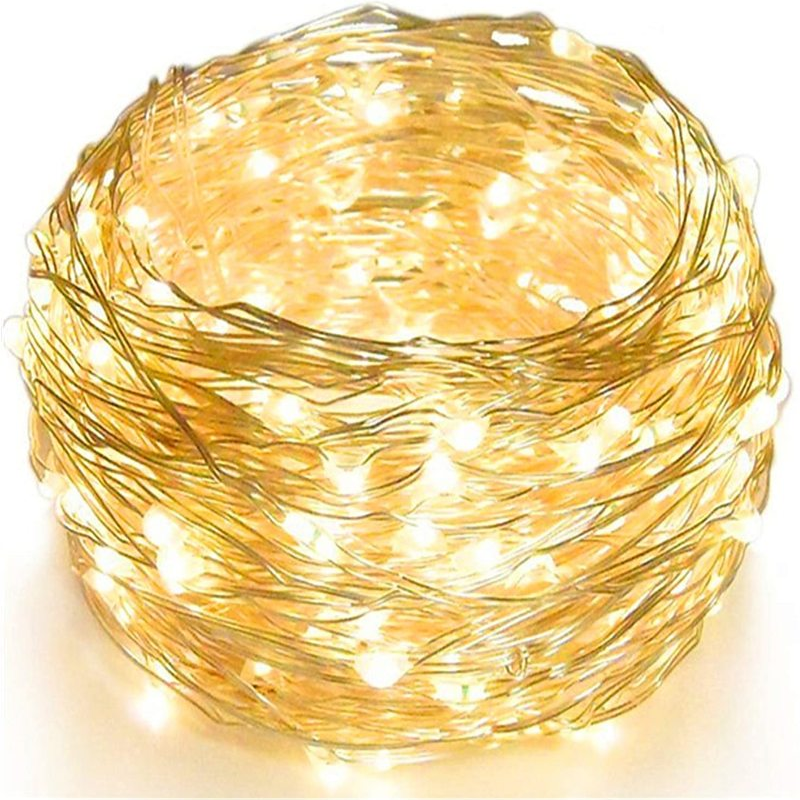 10/20M LED Fairy Lights Copper Wire USB Powered Christmas De