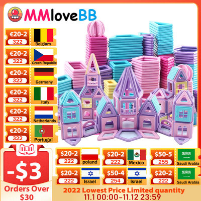 Magnetic Building Blocks Mini Size Model Building Bricks Con