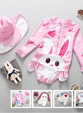 Girls Swimsuit New  One Piece Girls Swimwear Unicorn Childre