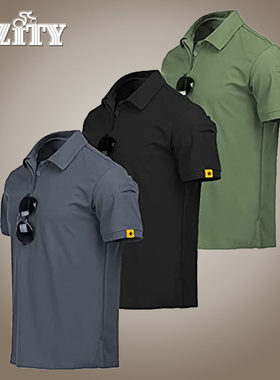 ZITY New Man Polo Shirt Mens Casual 100% Polyester Polo Shir