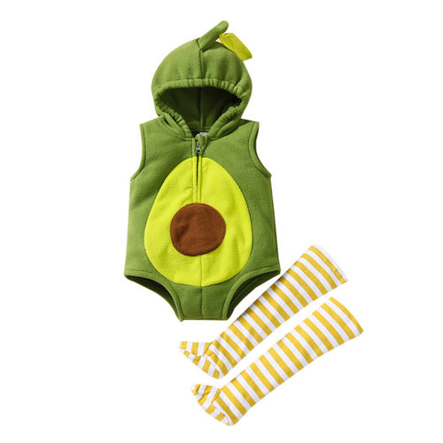 Lemurpapa Baby Bodysuits Boys Girls Kigurumis?Avocado Baby J
