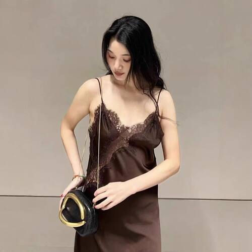 Fashionable Asymmetric Lace Strapless Dress Sexy Elegance Wo