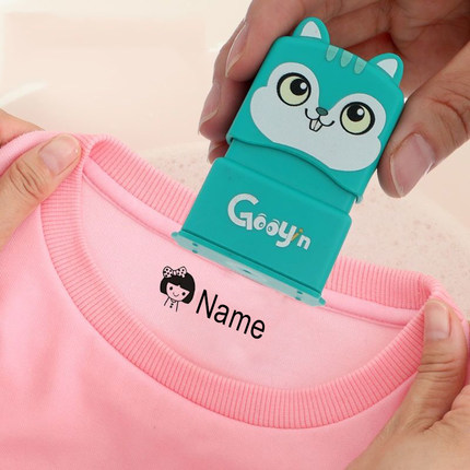 Customized Name Stamp Paints Personal Student Child Baby Eng