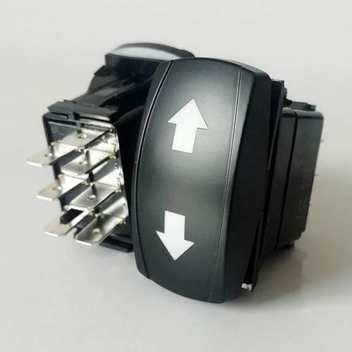 12V24V汽车翘板开关上下箭头三档
