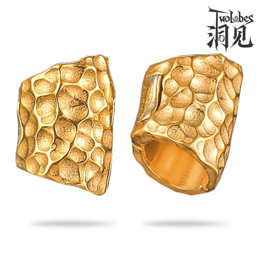 洞见印点弹扣穿孔耳夹耳环