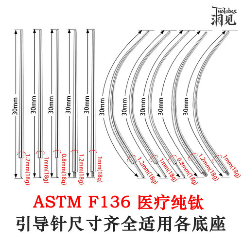 引导针耳钉鼻钉耳洞穿刺辅助工具