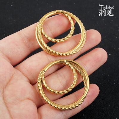 Twolobes耳重扭三圈耳坠扩耳神器