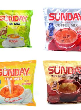 缅甸特产星期天咖啡奶茶sunday速溶原装袋装三合一750g 30小包