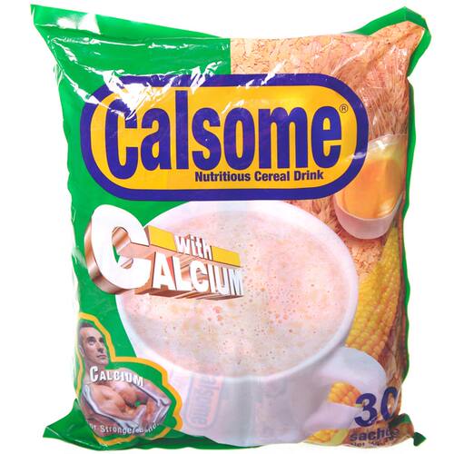 缅甸进口calsome冲饮低糖杂粮