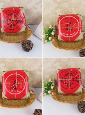 传统牛皮纸老月饼老味道老桃酥传统糕点包装 纸绳牛皮纸标签100套