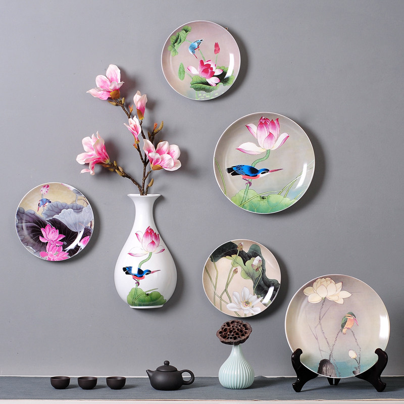 墙面装饰品墙壁墙上挂件家居饭厅电视背景壁挂壁饰创意新中式立体