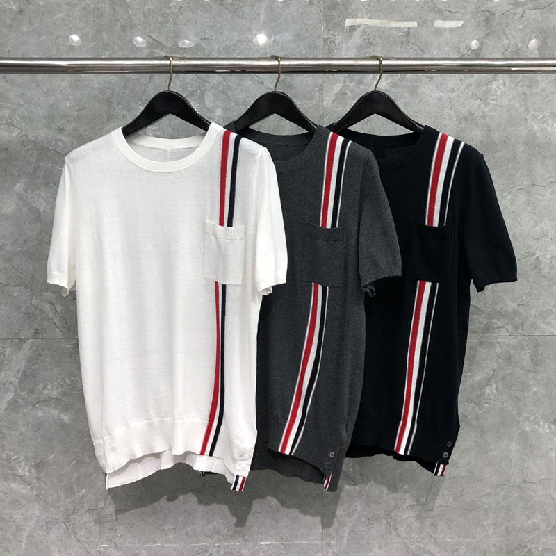 红红白圆圆薄款打底中青年短恤